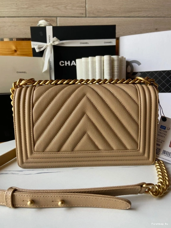 Firstbag Ru 25CM CHANEL BOY BAG 20CM 0708